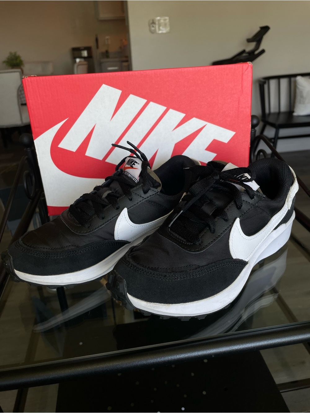 Nike Black and White Low-Top Sneakers